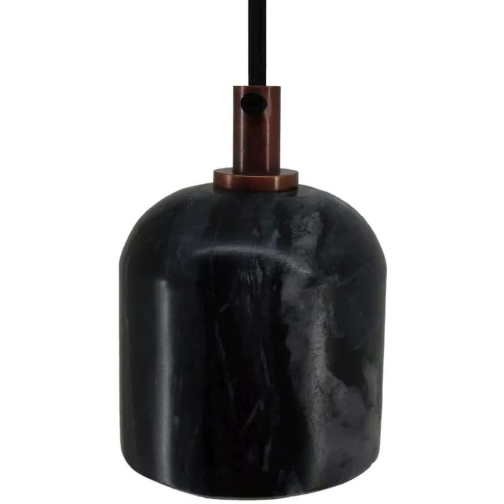 Illustration numéro 3 du produit Suspension Marbre Noir 36x10,5x36 cm