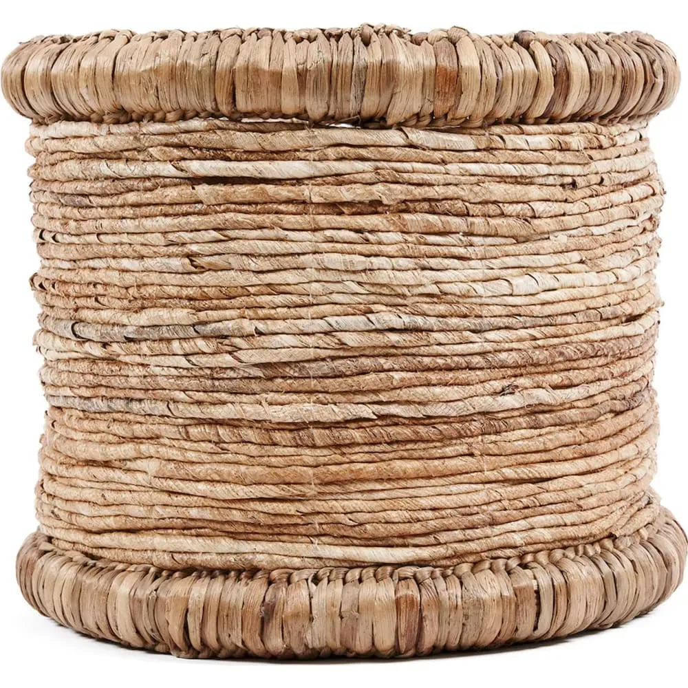 Illustration numéro 3 du produit Panier Chuka en feuille de bananier Beige