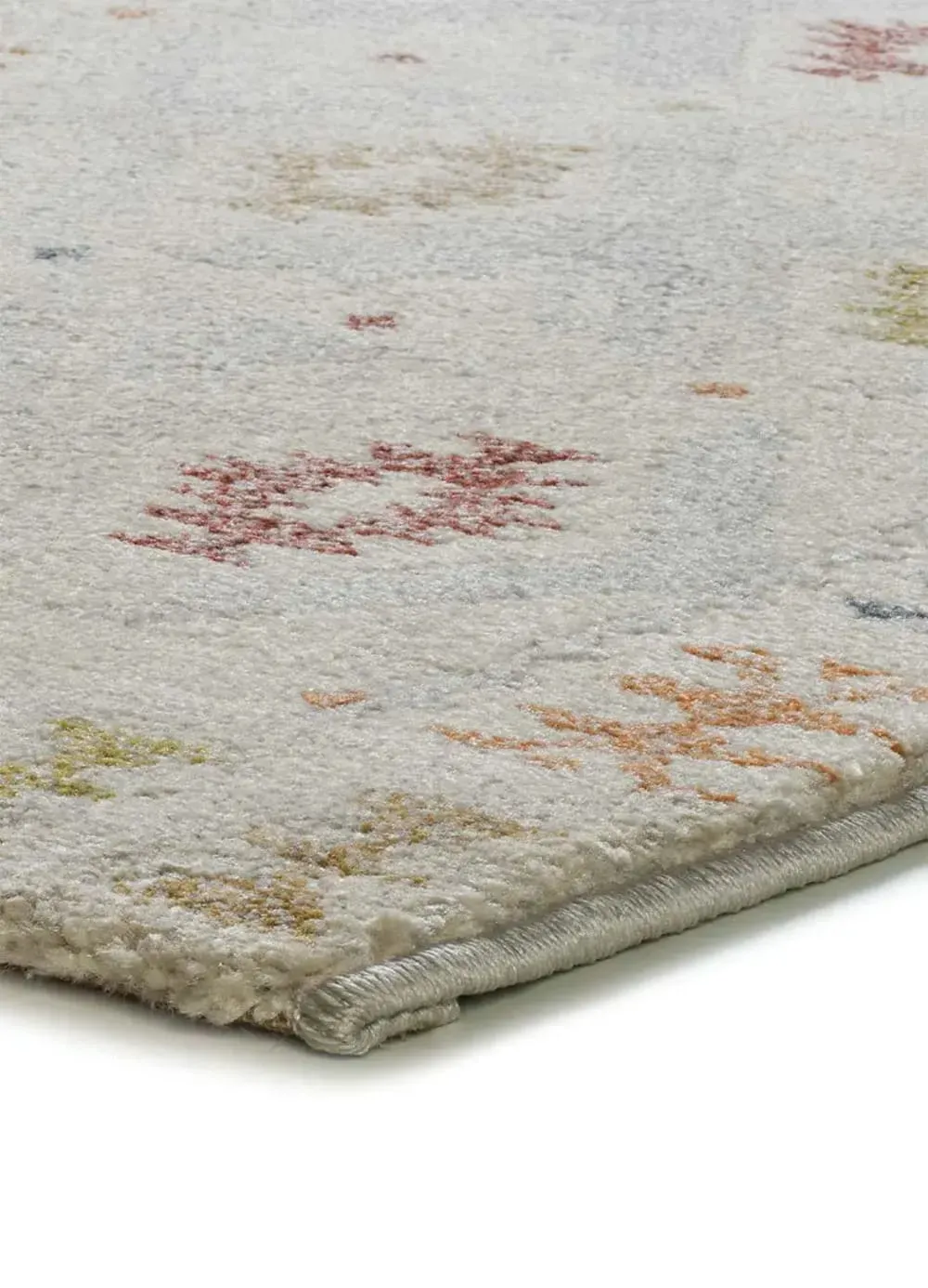 Illustration numéro 3 du produit Tapis de couloir ethnique multicolore / beige 80x200 cm