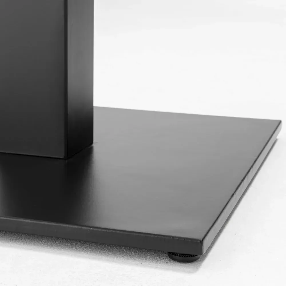 Illustration numéro 3 du produit Table à manger 70 x 70 cm revêtement marbre beige