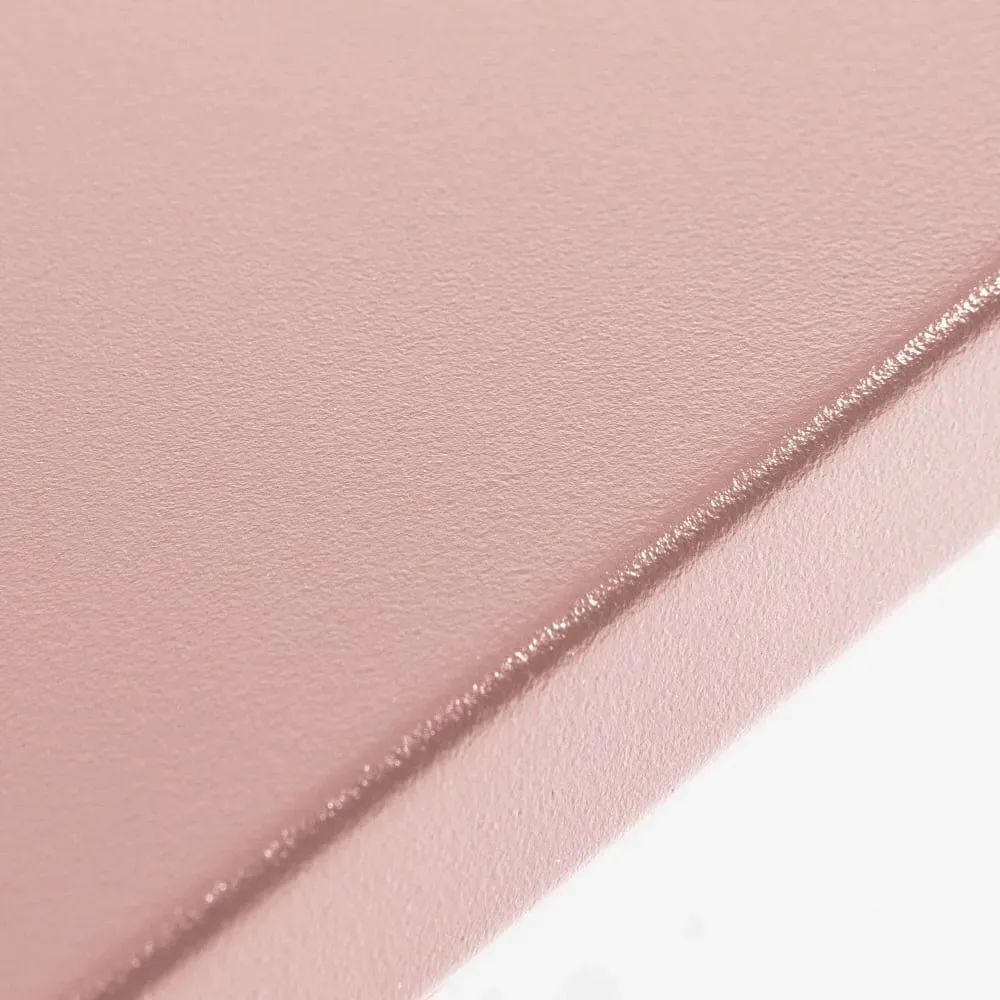 Illustration numéro 3 du produit Table de jardin en acier 120 x 70 cm rose poudré