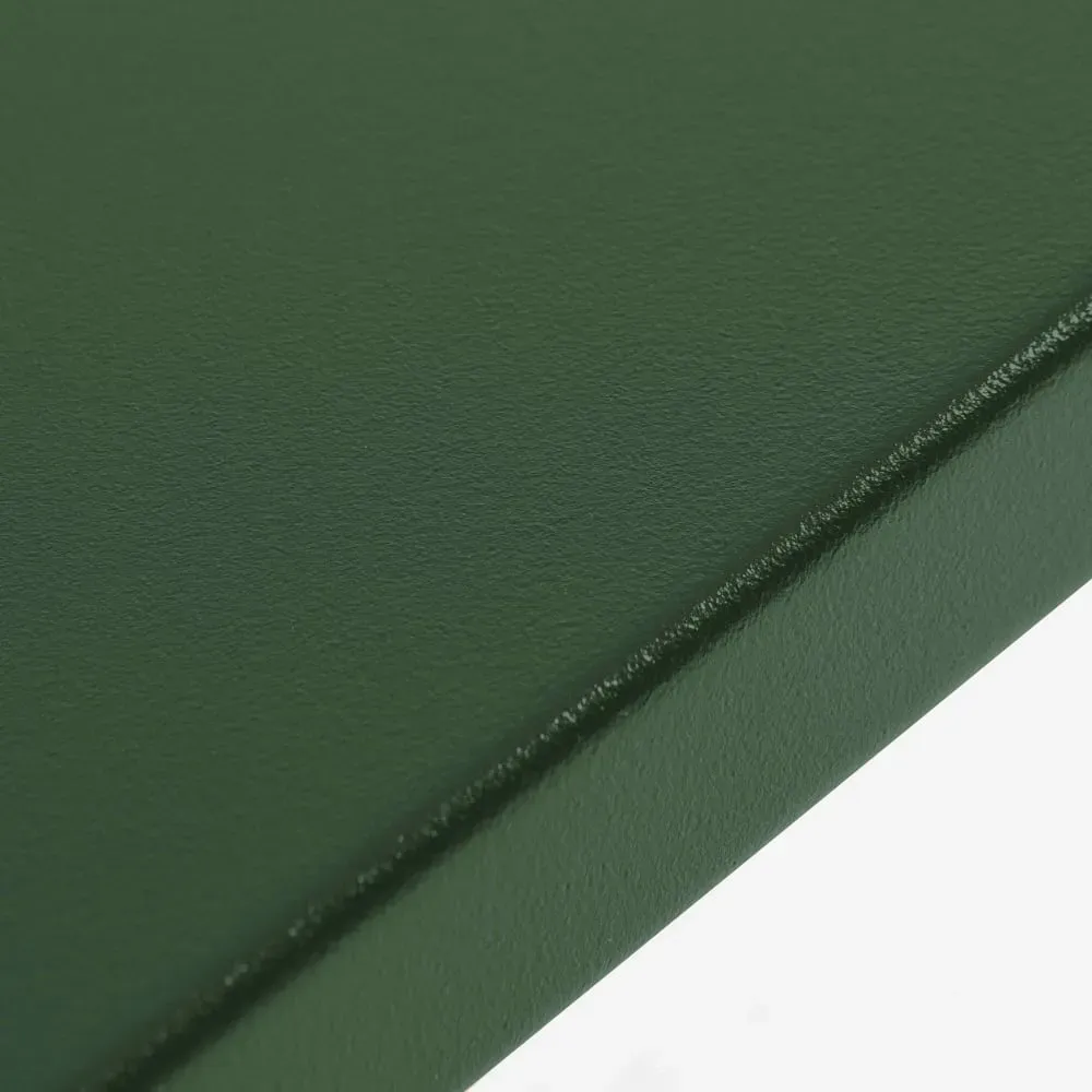 Illustration numéro 3 du produit Table de jardin en acier 120 x 70 cm vert forêt