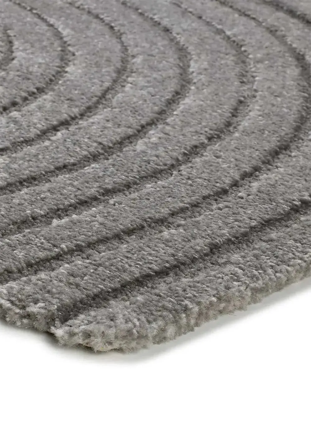 Illustration numéro 3 du produit Tapis à relief scandinave gris 200x290 cm