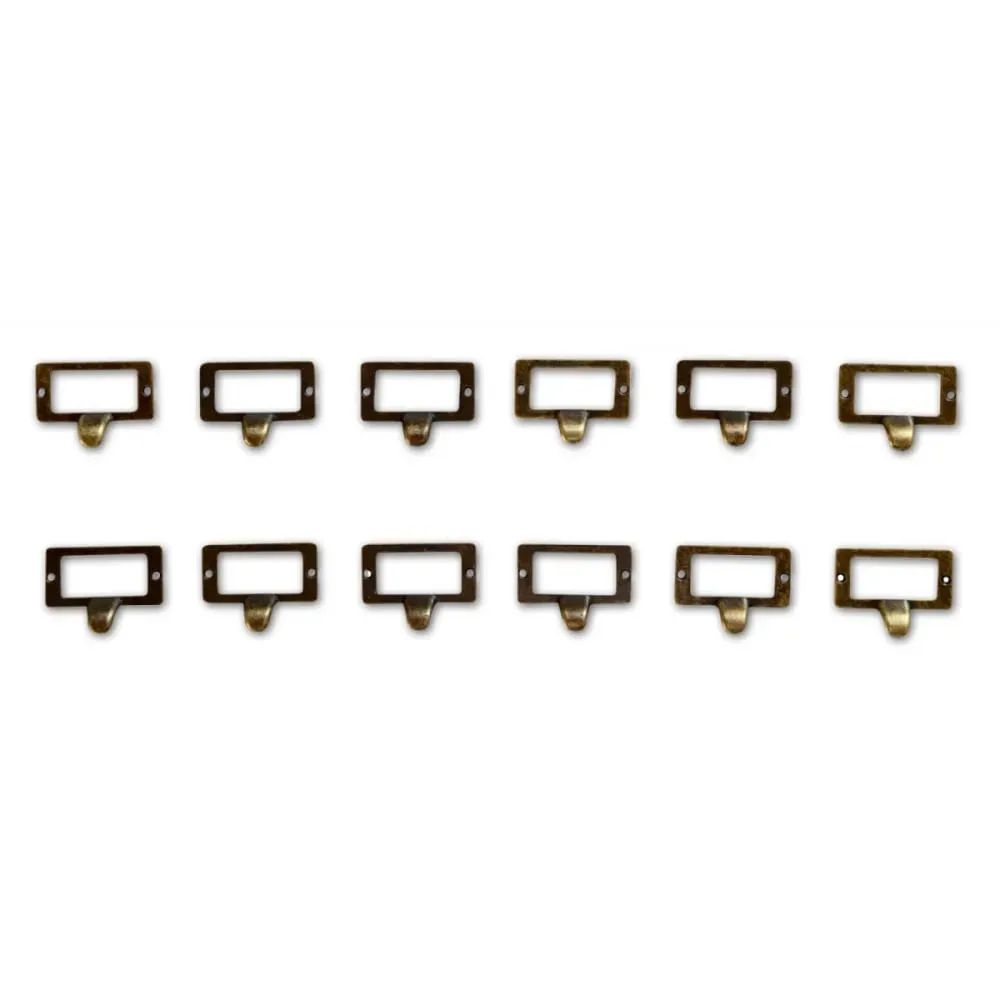 Illustration numéro 3 du produit 12 poignées fonte patinée 04 marron