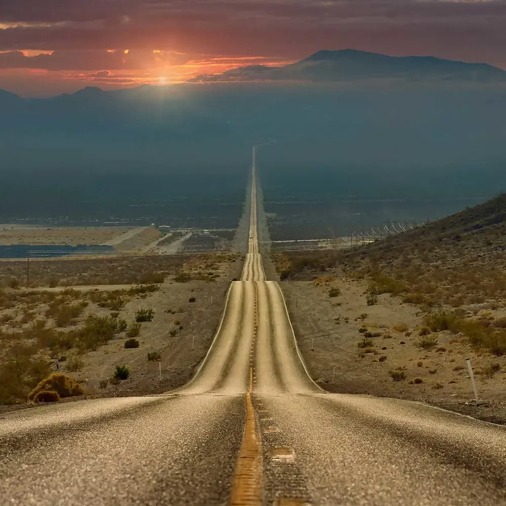 Illustration numéro 3 du produit Tableau roadtrip toile imprimée 120x80 cm