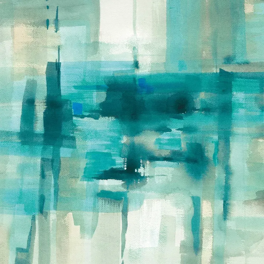 Illustration numéro 3 du produit Tableau abstrait Liquide bleu toile imprimée 120x80 cm