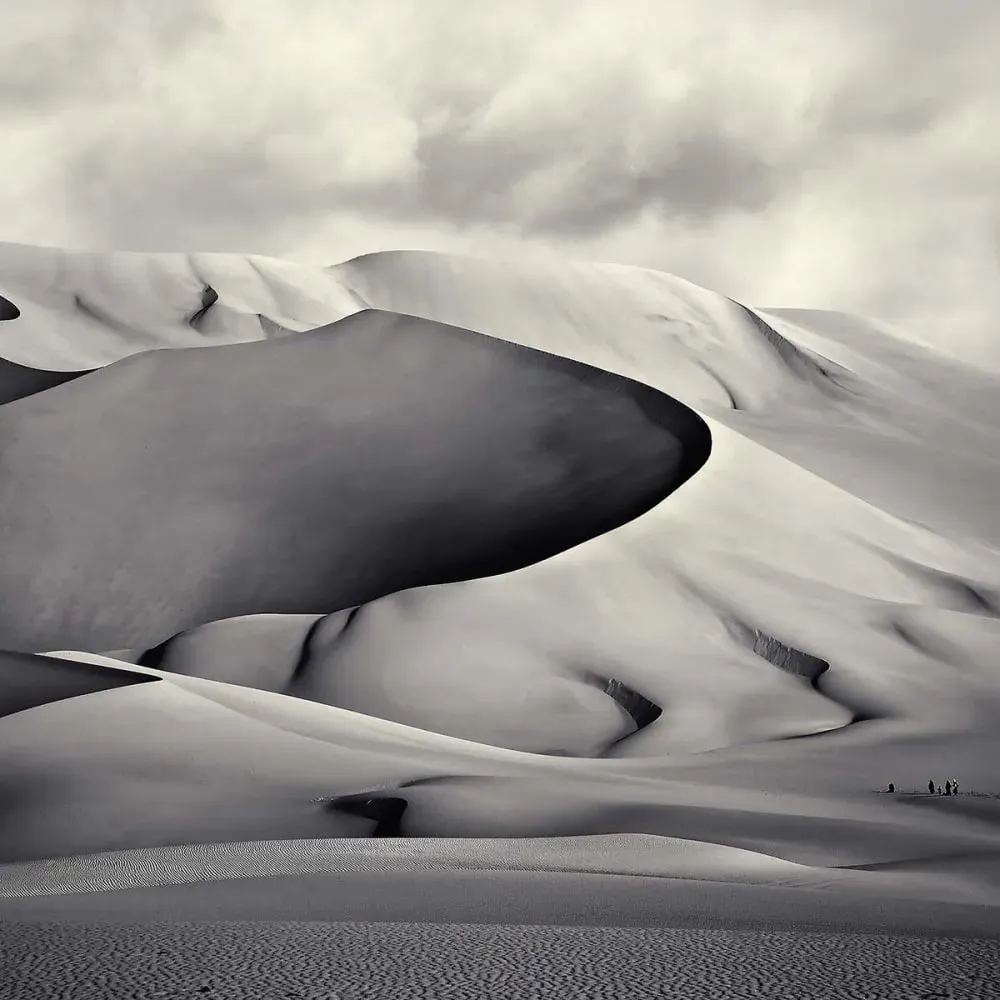 Illustration numéro 3 du produit Tableau désert du ténéré toile imprimée 120x80 cm