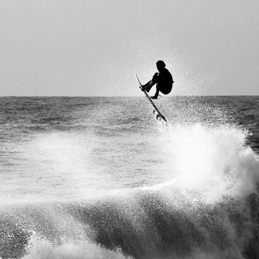 Illustration numéro 3 du produit Tableau surf hossegor impression sur aluminium 120x80 cm