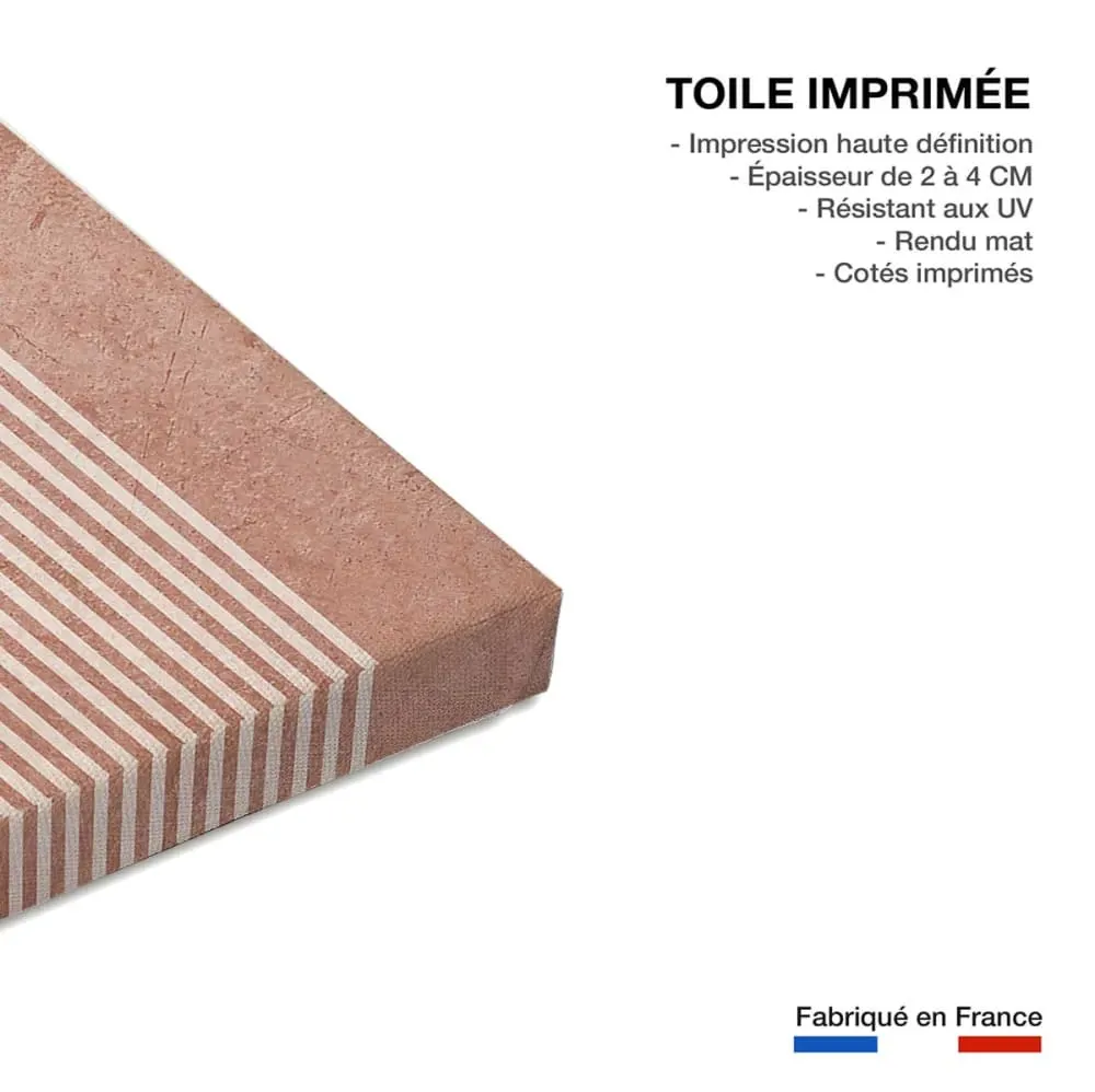Illustration numéro 3 du produit Tableau organique arche rose  imprimé sur toile 60x90 cm