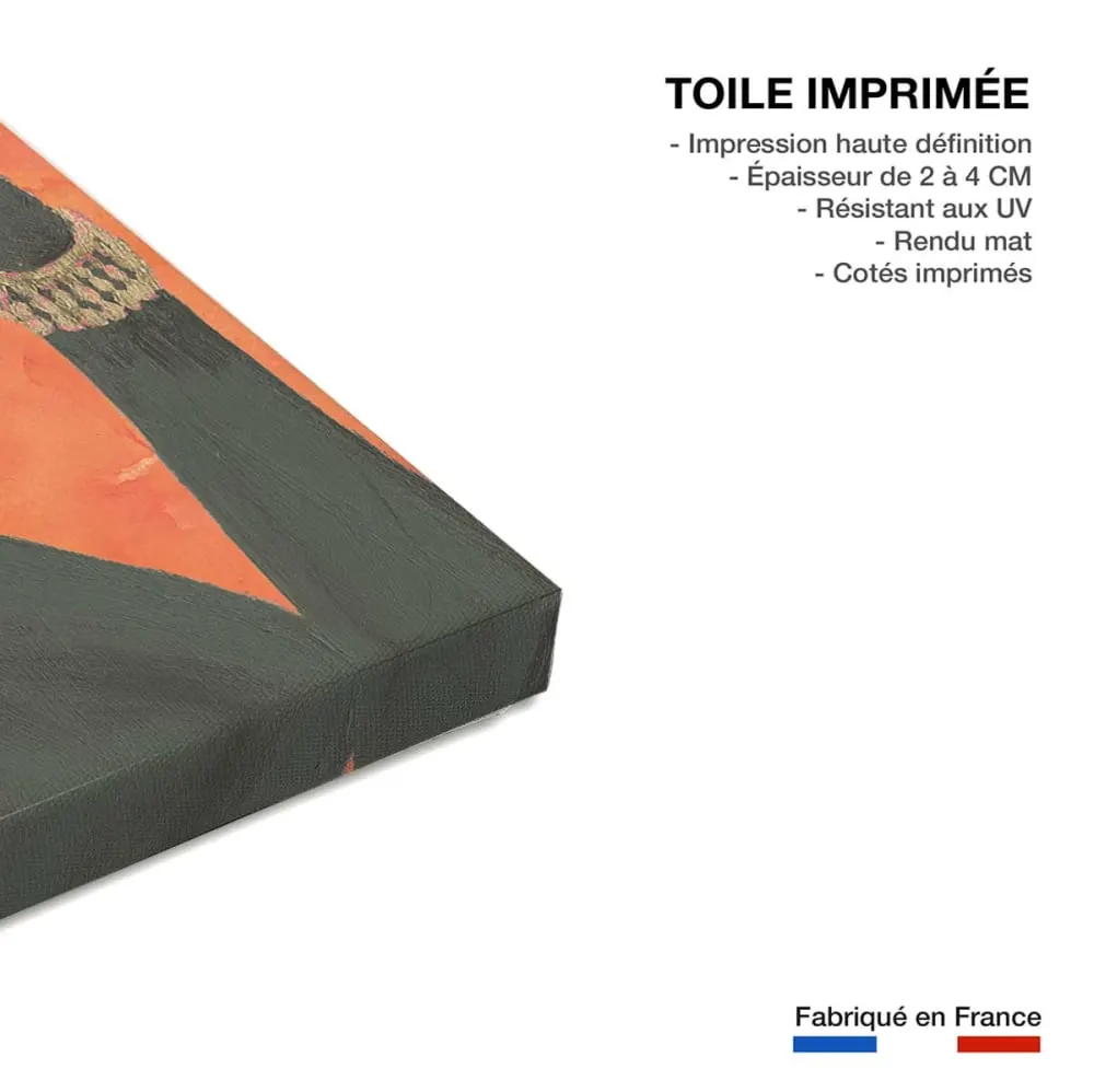 Illustration numéro 3 du produit Tableau d'art gracieuse majesté i  imprimé sur toile 60x90 cm