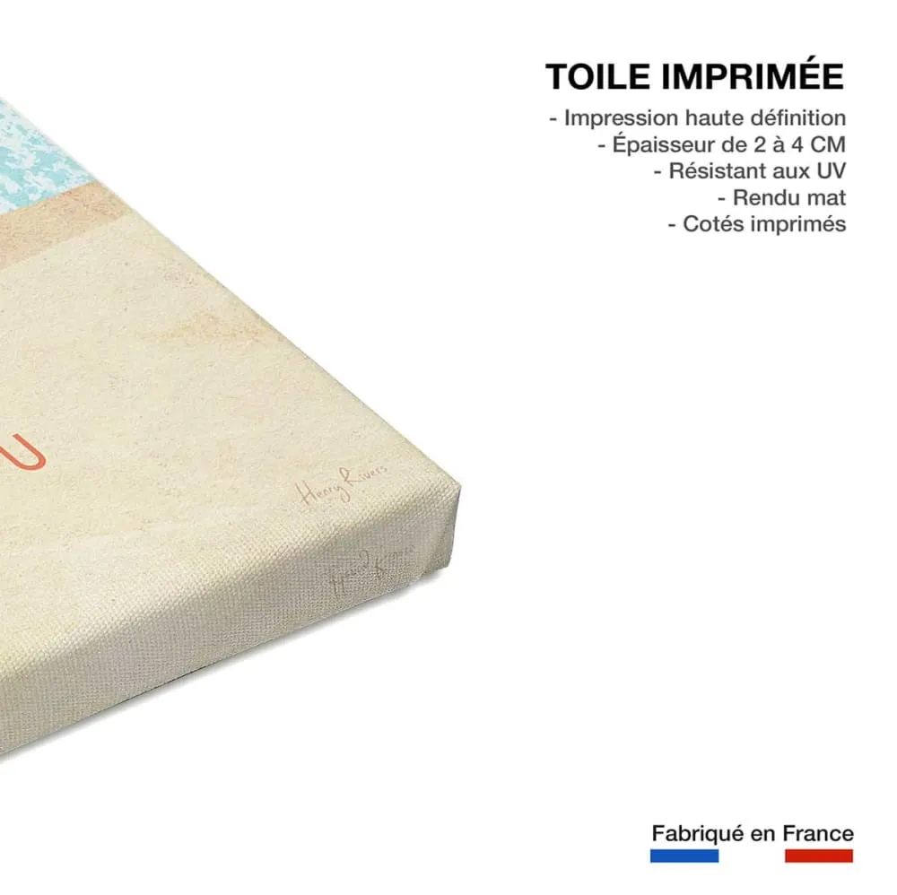 Illustration numéro 3 du produit Tableau sud ouest lacanau  imprimé sur toile 60x90 cm
