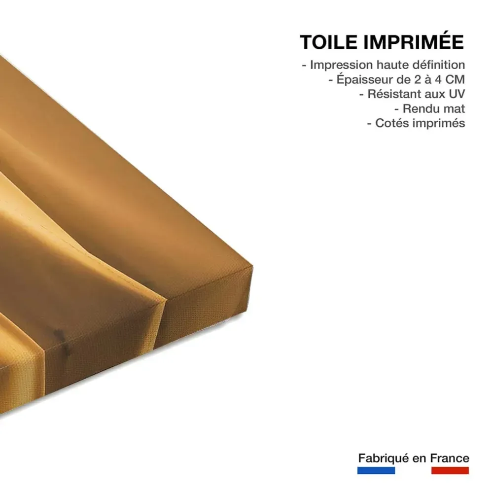 Illustration numéro 3 du produit Tableau paysage le desert des nomades  imprimé sur toile 90x60 cm