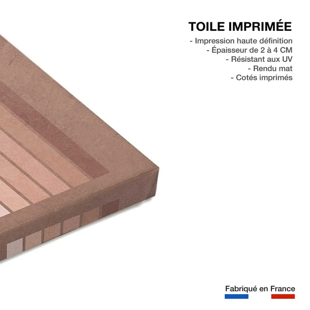 Illustration numéro 3 du produit Tableau organique  archy  imprimé sur toile 60x90 cm