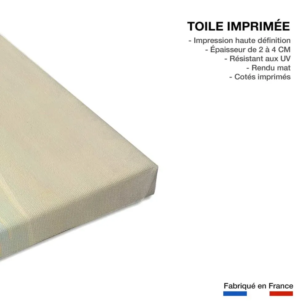 Illustration numéro 3 du produit Tableau new york reflet de manhattan  imprimé sur toile 90x60 cm