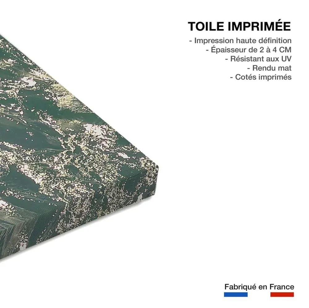 Illustration numéro 3 du produit Tableau paysage ocean surf grosse vague  imprimé sur toile 90x60 cm