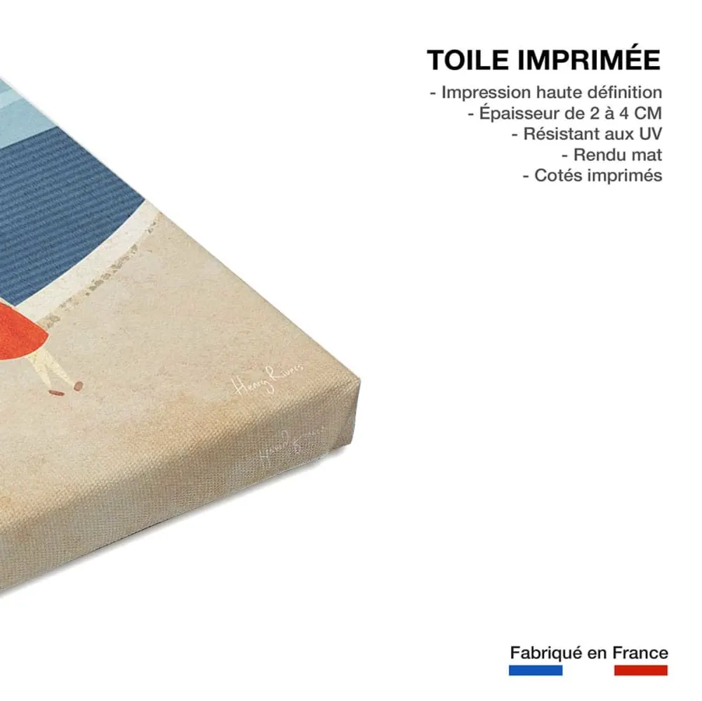 Illustration numéro 3 du produit Tableau ville budapest  imprimé sur toile 60x90 cm