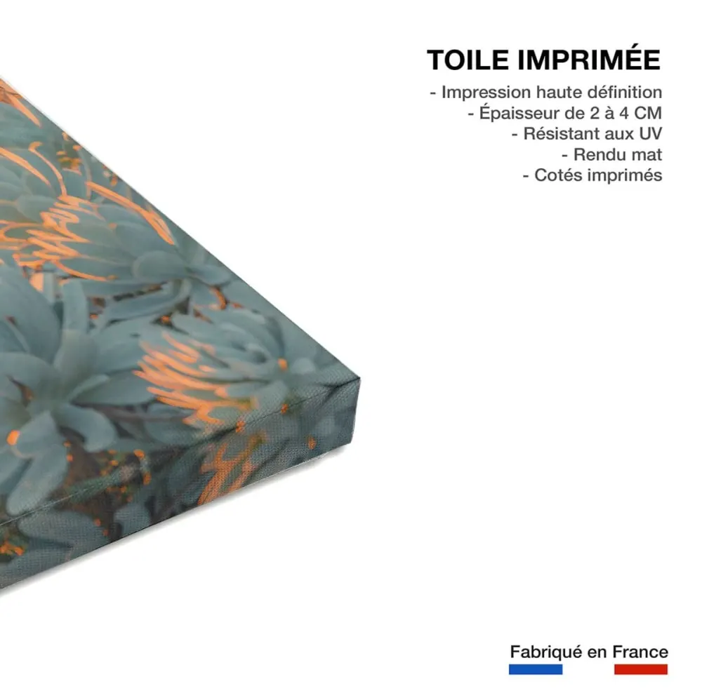 Illustration numéro 3 du produit Tableau décorative maison sur laguna beach  imprimé sur toile 60x90 cm