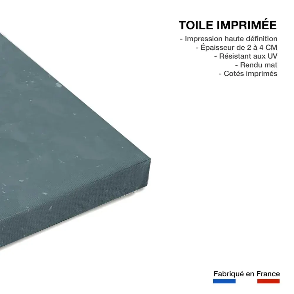 Illustration numéro 3 du produit Tableau elephant éléphant d'or  imprimé sur toile 90x60 cm