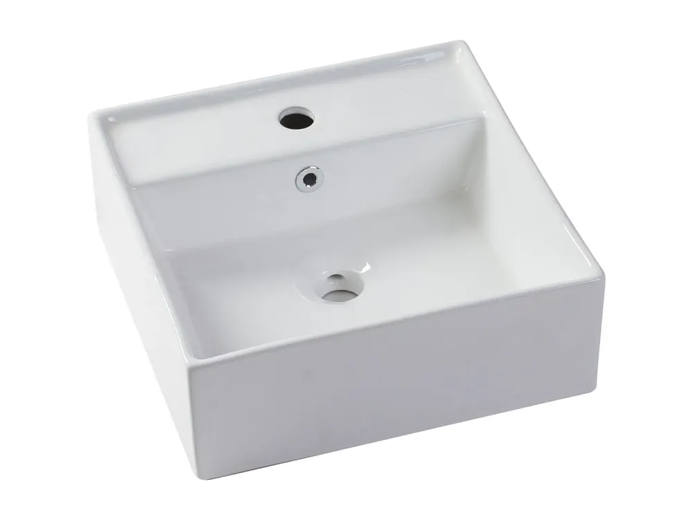 Illustration numéro 3 du produit Meuble simple vasque panneau de particule naturel clair