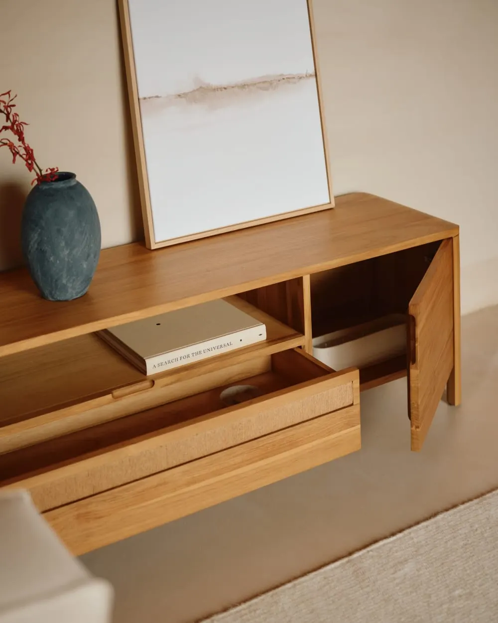 Illustration numéro 3 du produit Meuble tv teck 180 cm