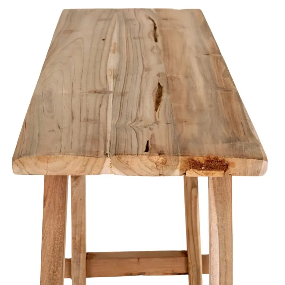 Illustration numéro 3 du produit Console en teck recyclé 90 cm