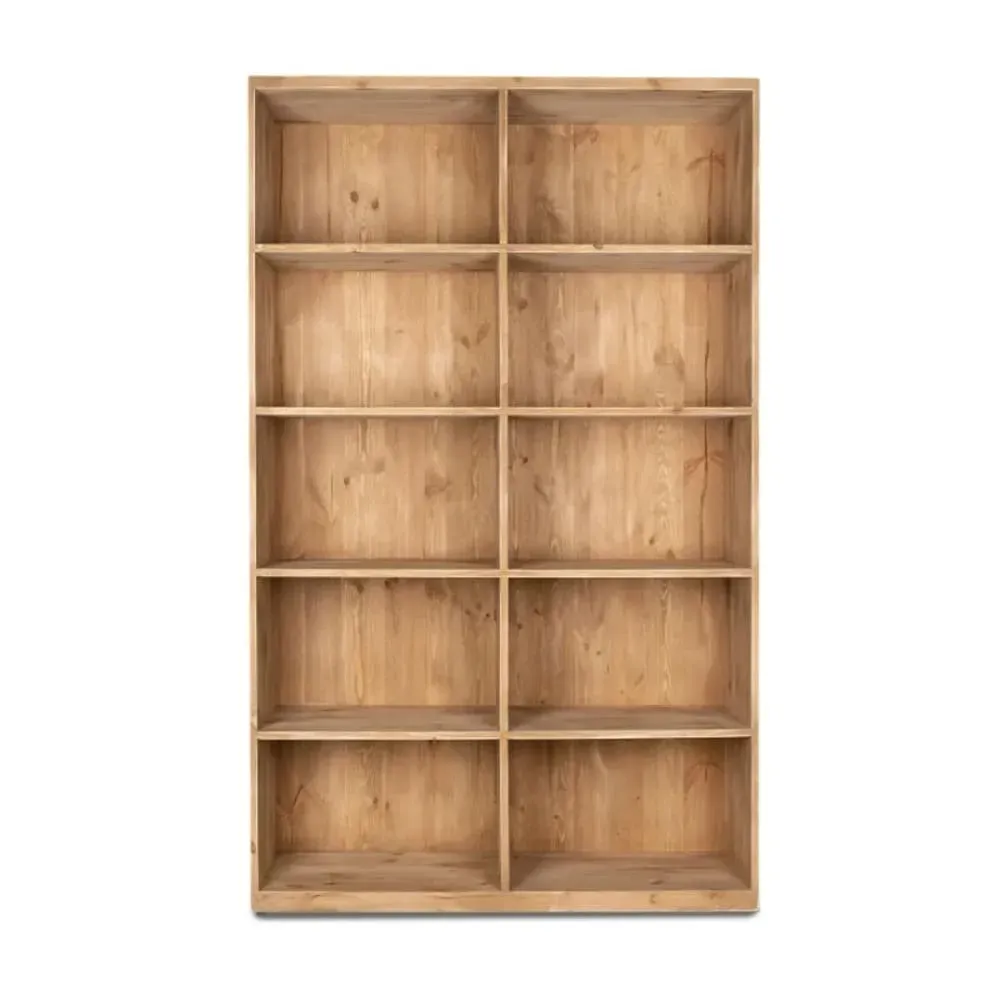 Illustration numéro 3 du produit Etagère 10 casiers bois massif