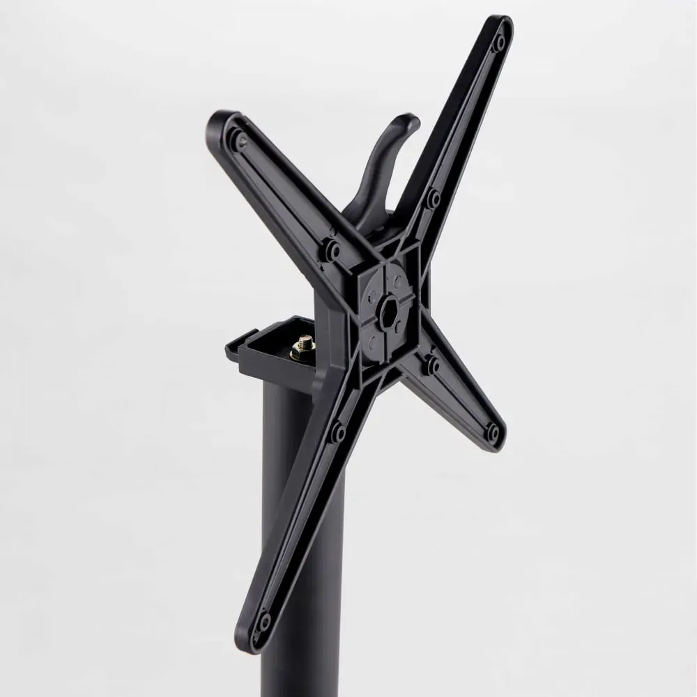 Illustration numéro 3 du produit Pied de table avec système inclinable en aluminium noir Klipo