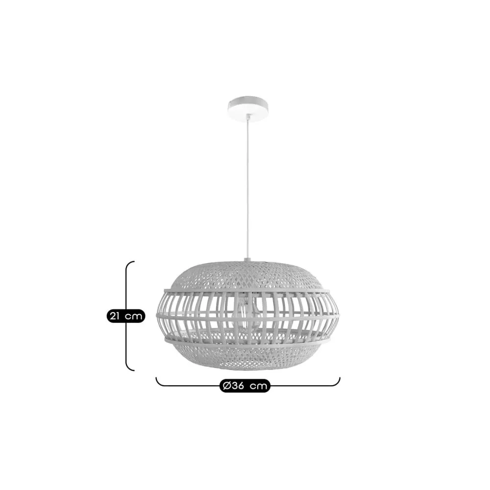 Illustration numéro 3 du produit Suspension kailo en bambou naturel