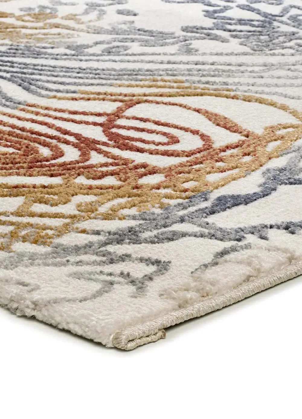 Illustration numéro 3 du produit Tapis à relief abstrait multicolore 160x230 cm