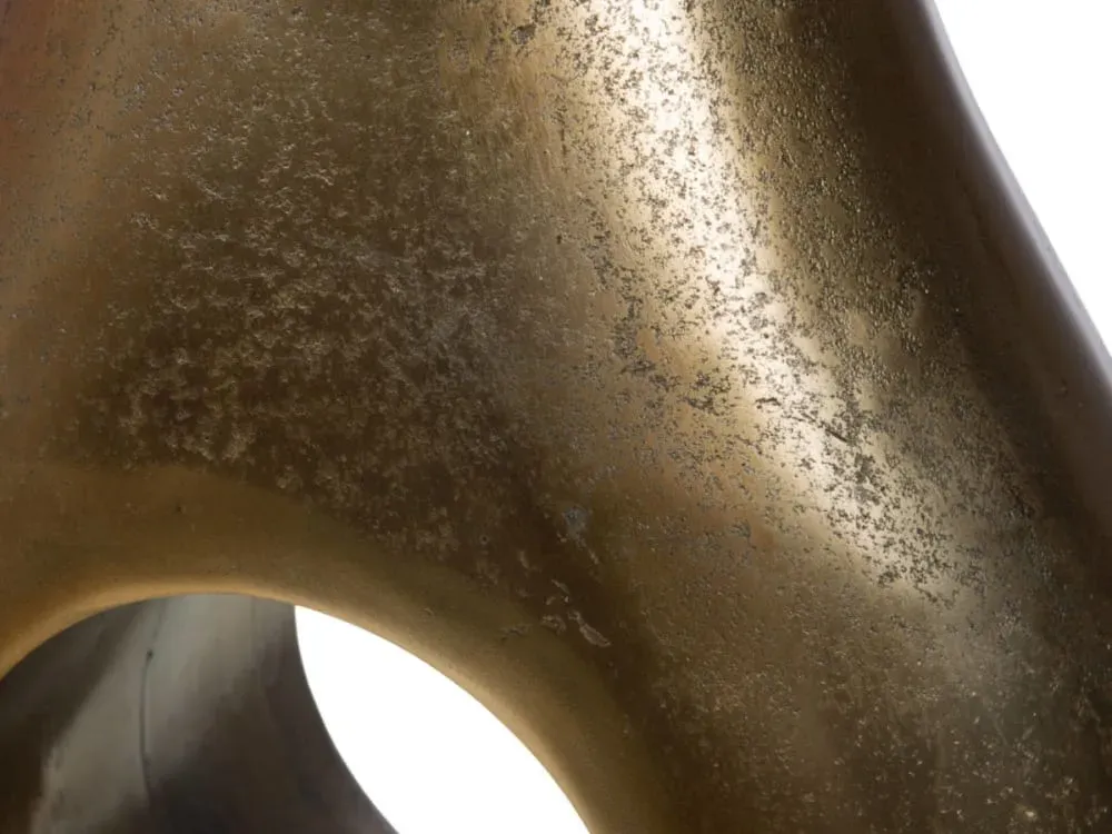 Illustration numéro 3 du produit Bout de canapé Totem   jaune en aluminium