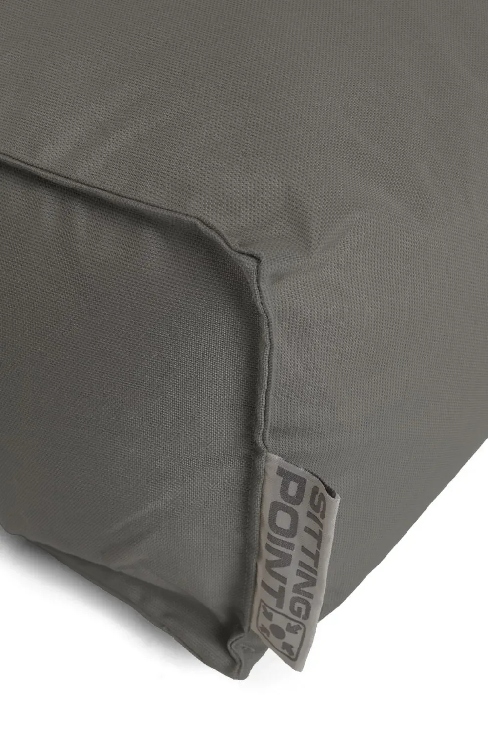 Illustration numéro 3 du produit Pouf extérieur repose pied déhoussable anthracite 55x65x30 cm