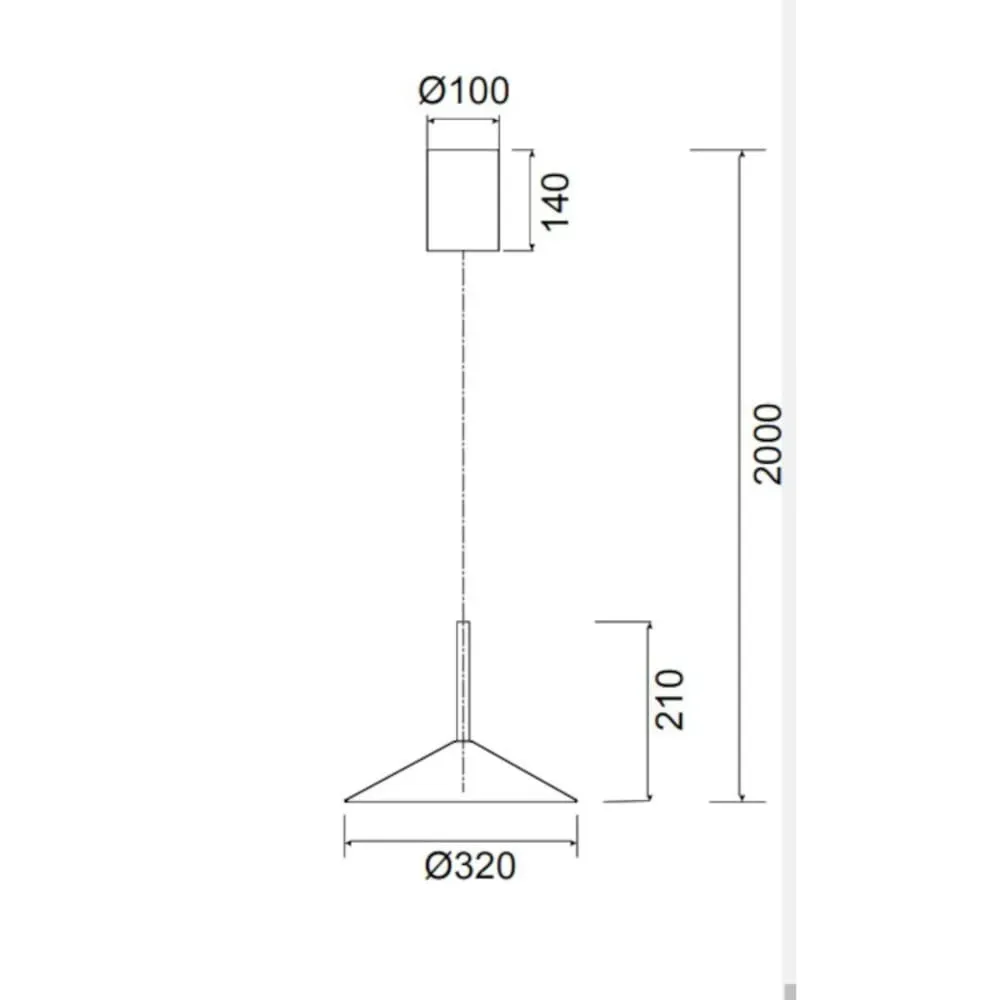 Illustration numéro 3 du produit Suspension Led noire