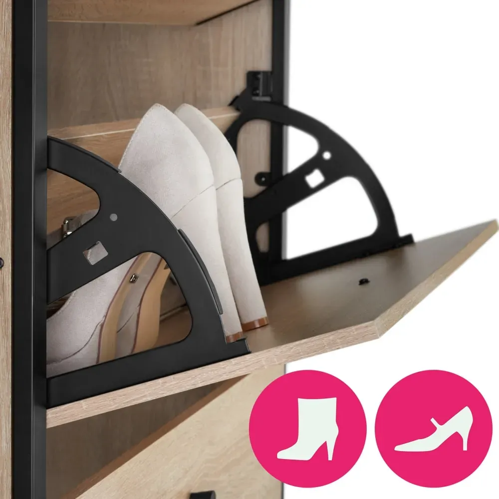 Illustration numéro 3 du produit Meuble à chaussures Style industriel