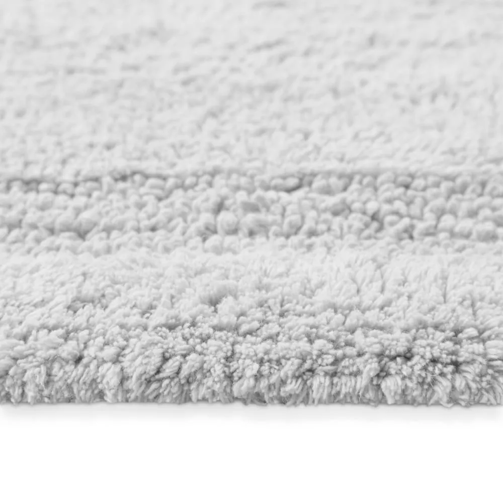 Illustration numéro 3 du produit Tapis de bain blanc en coton 70x120