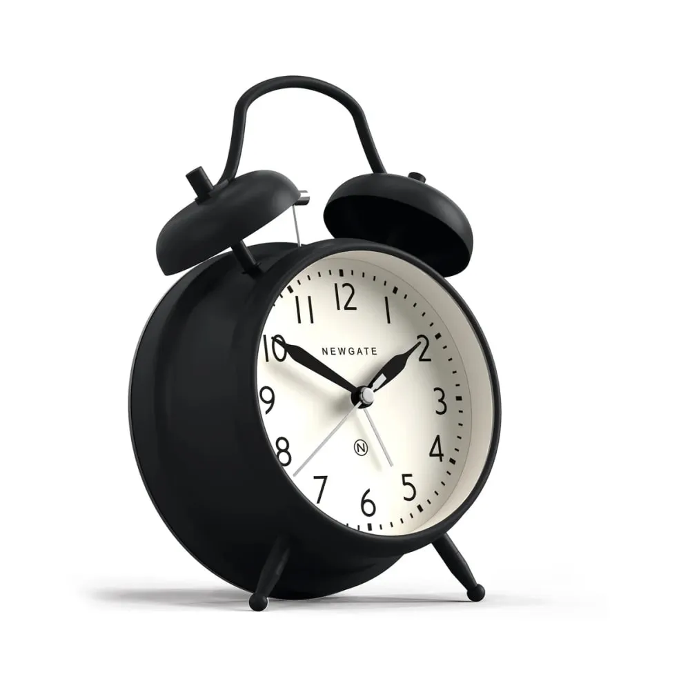 Illustration numéro 3 du produit Grande horloge murale carrée en métal noir industriel