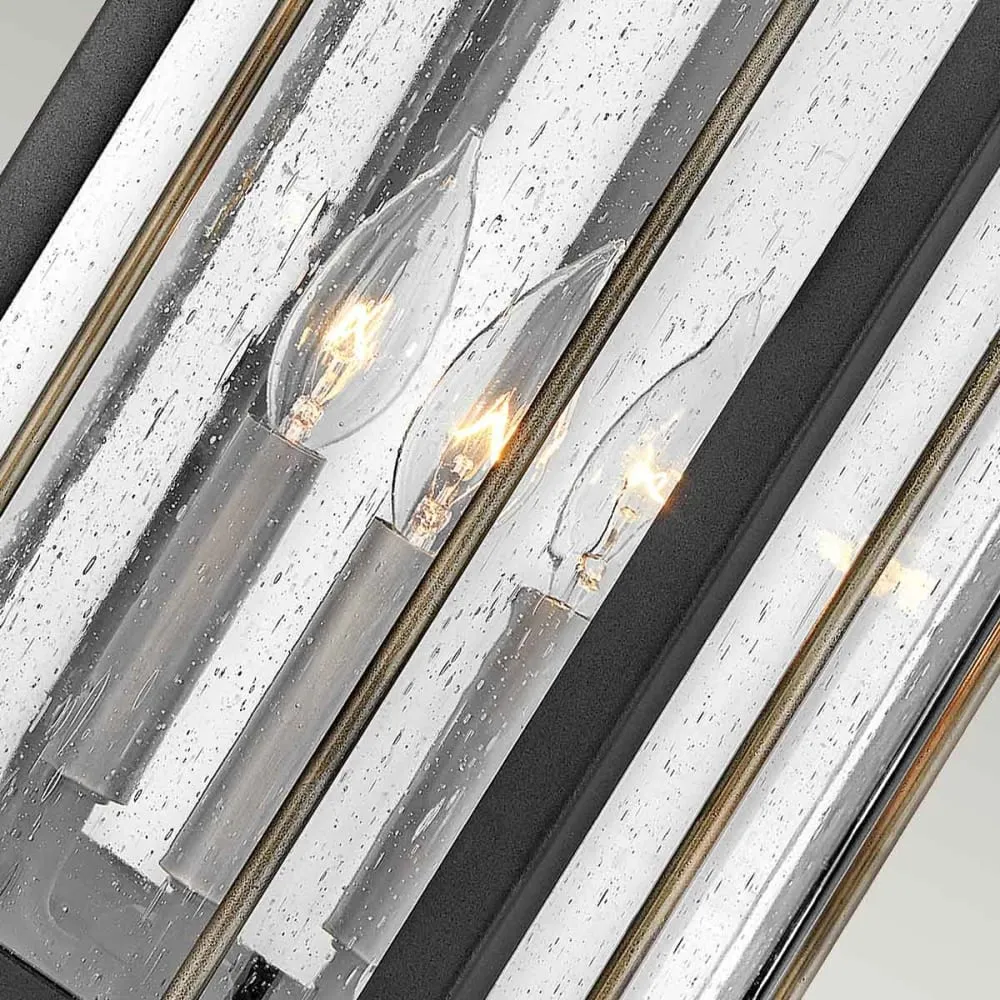 Illustration numéro 3 du produit Applique murale noire / bronze h. 61 cm