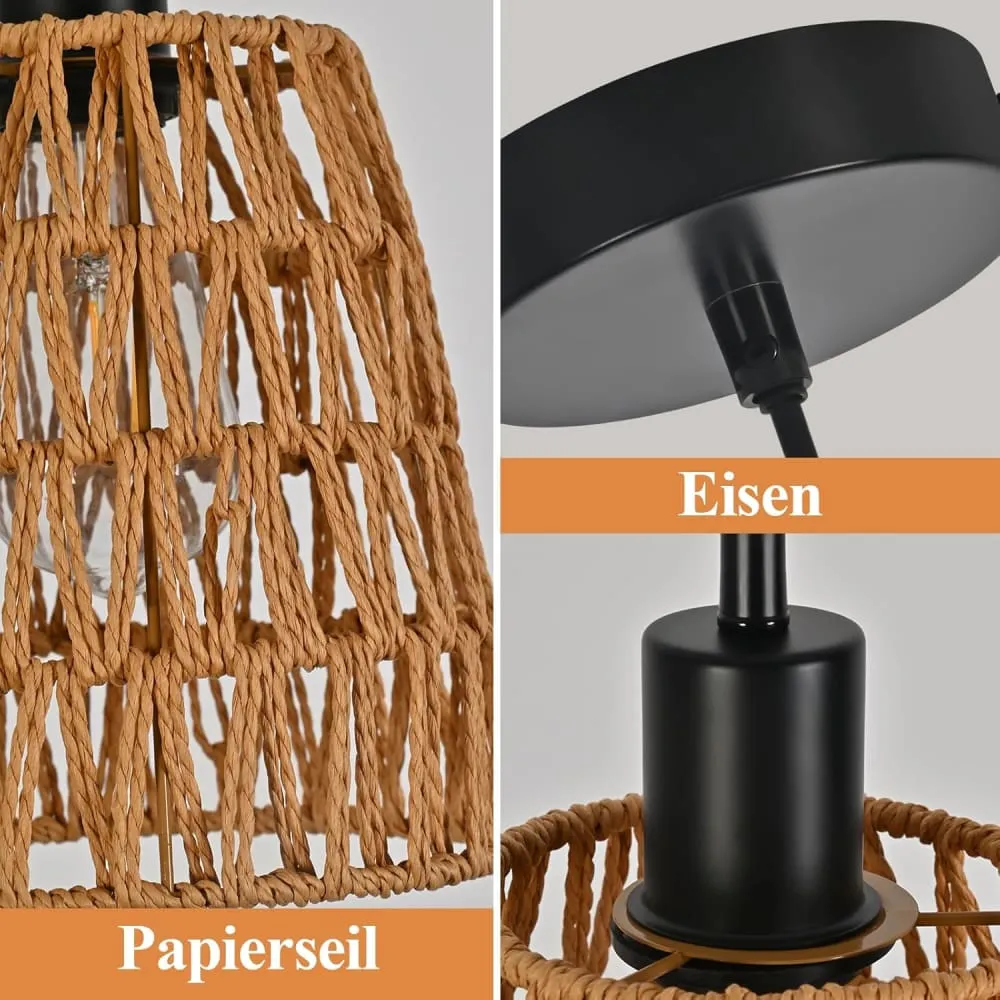 Illustration numéro 3 du produit Suspension en métal, L:12, noire