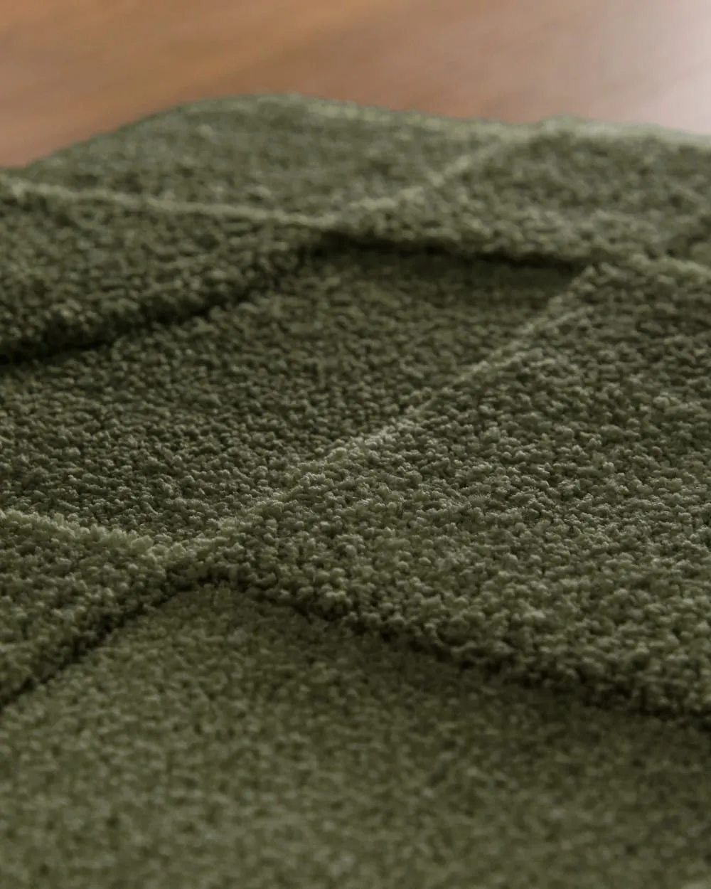 Illustration numéro 3 du produit Tapis de bain à relief kaki foncé 55x65