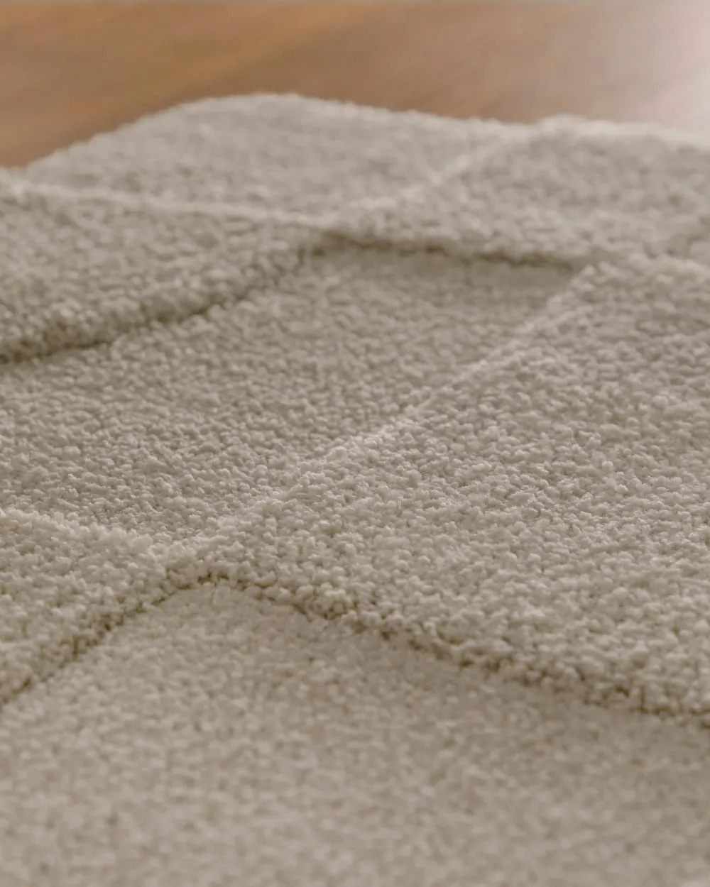 Illustration numéro 3 du produit Tapis de bain à relief gris taupe 70x120