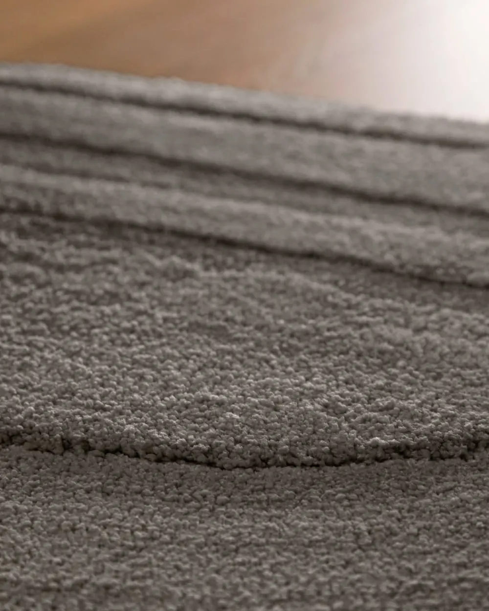 Illustration numéro 3 du produit Tapis de bain à relief gris basalte 80x150