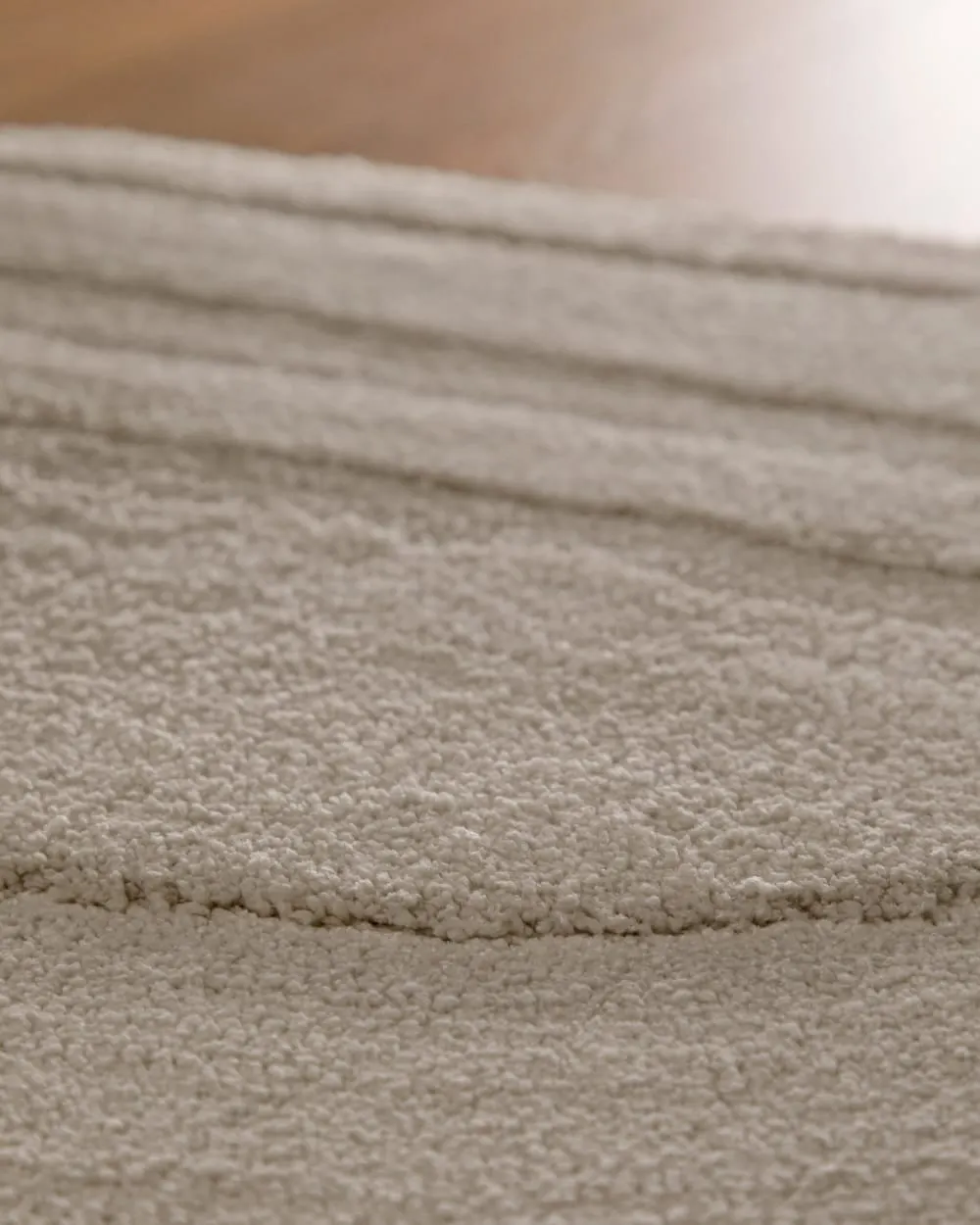Illustration numéro 3 du produit Tapis de bain à relief gris taupe 70x120