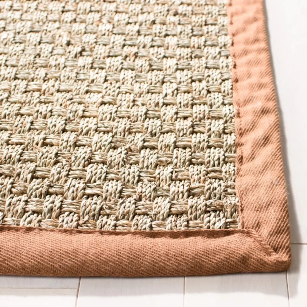 Illustration numéro 3 du produit Tapis fibre naturelle roselyn beige/marron 122 x 122 cm