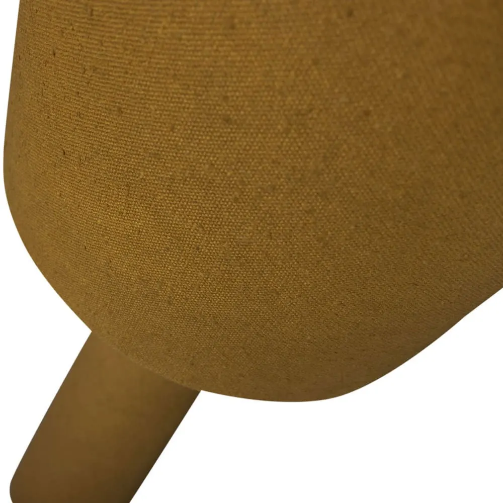 Illustration numéro 3 du produit Lampadaire en tissu bouclette h187cm - marron