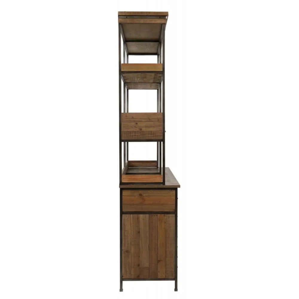 Illustration numéro 3 du produit Buffet complet en bois marron