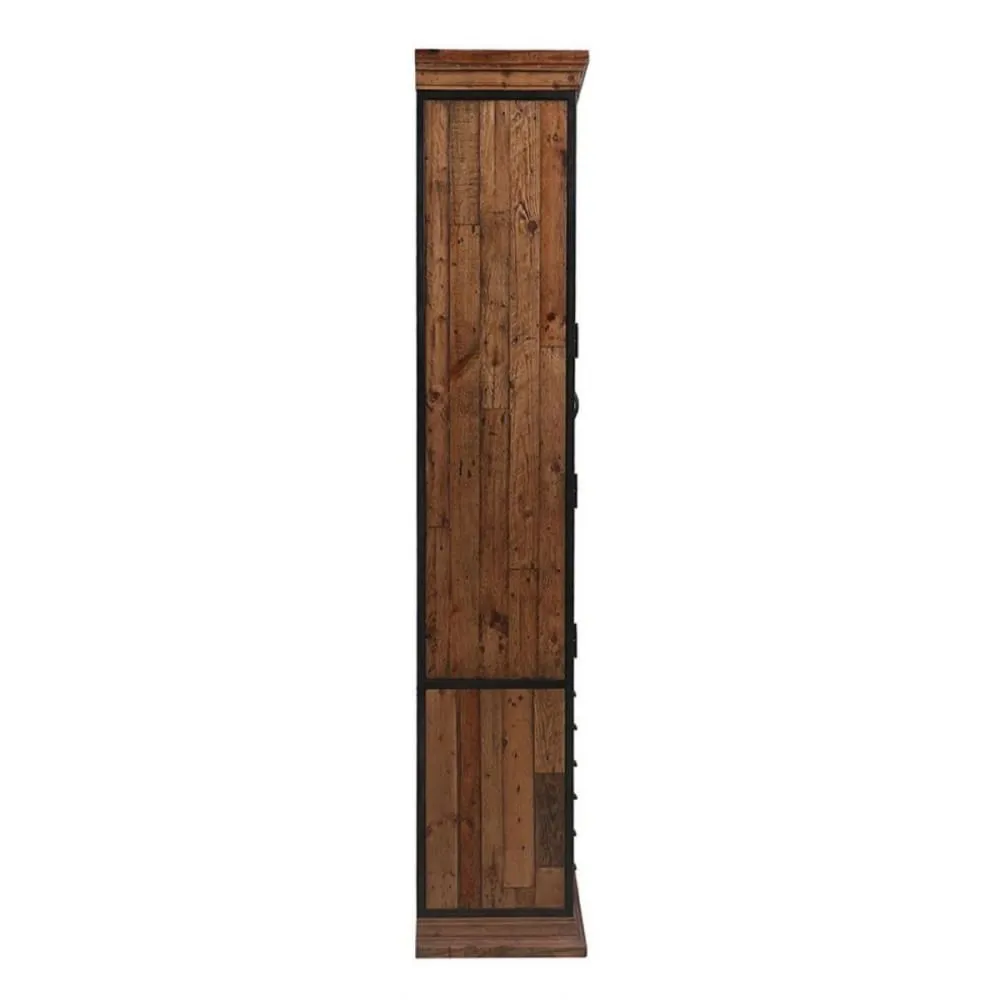Illustration numéro 3 du produit Vaisselier 2 portes en bois marron
