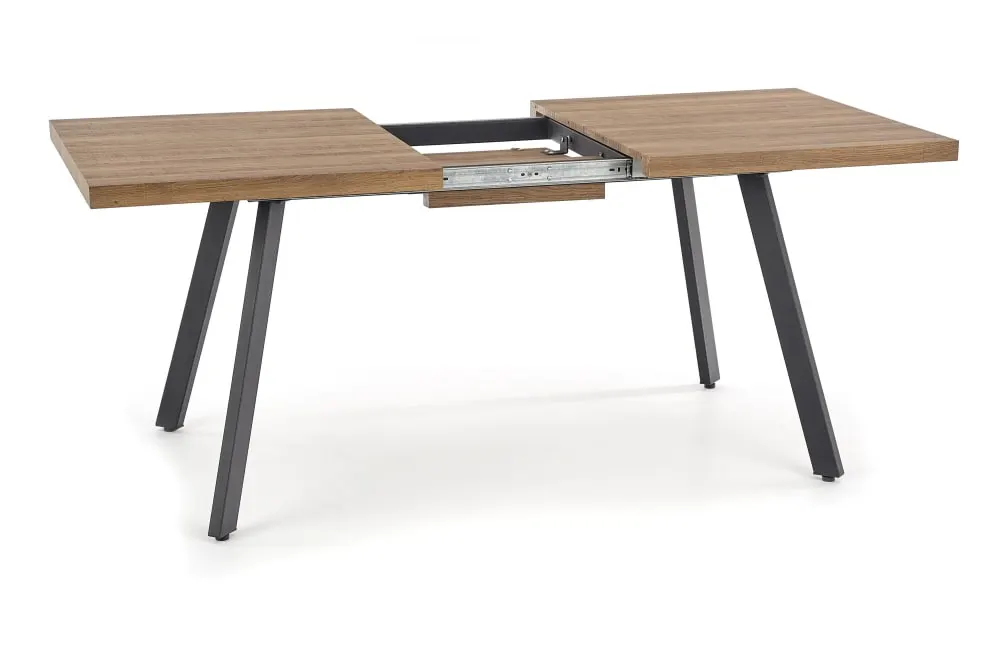 Illustration numéro 3 du produit Table de salle à manger contemporaine aspect bois et acier