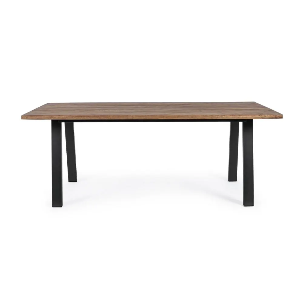 Illustration numéro 3 du produit Table rectangulaire avec plateau en acacia naturel