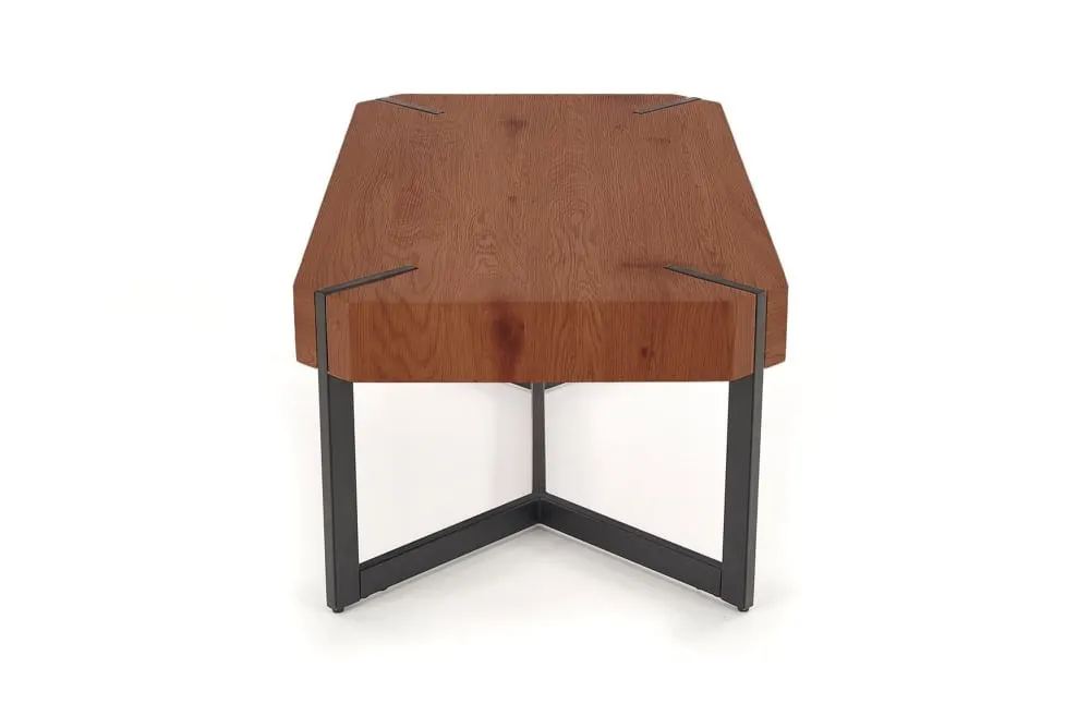 Illustration numéro 3 du produit Table basse avec plateau couleur noyer 110 x 60cm