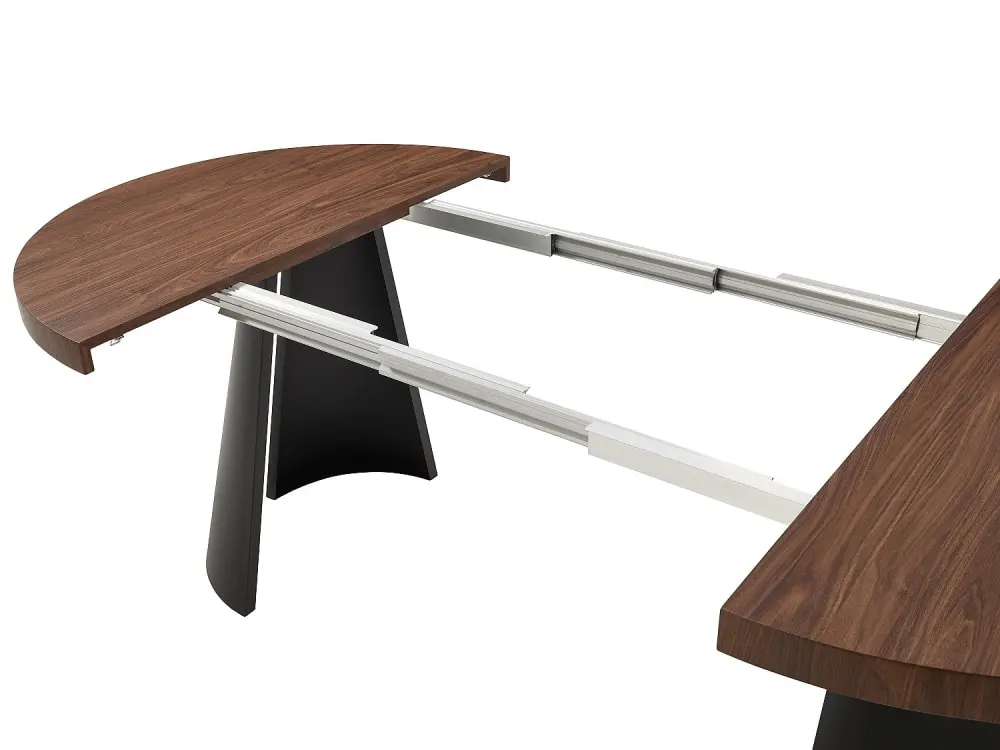 Illustration numéro 3 du produit Table à manger mdf naturel foncé