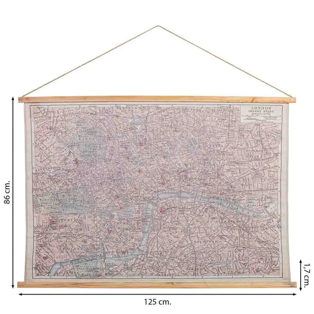 Illustration numéro 3 du produit Toile parchemin de tissu imprimée 125x86x2 cm